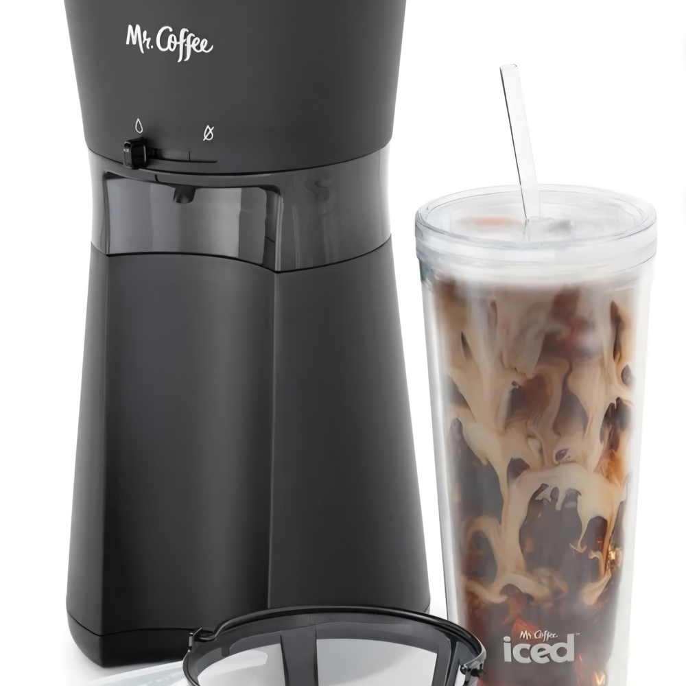 Mr. Coffee® Iced™ Coffee Maker with Reusable Tumbler and Filter, Black